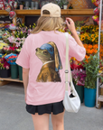 Frog With a Pearl Earring Comfort Colors® Vintage Tee
