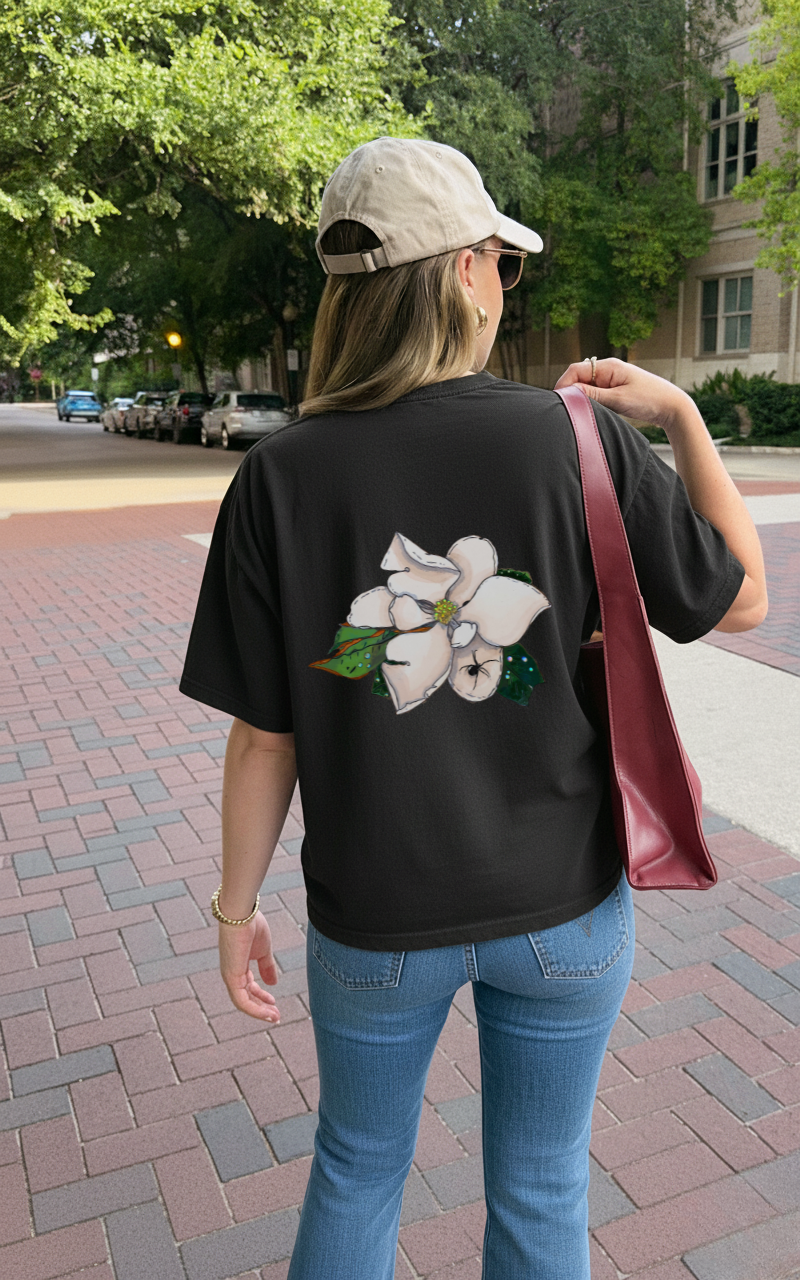 Escape to Nature Boxy Crop Tee