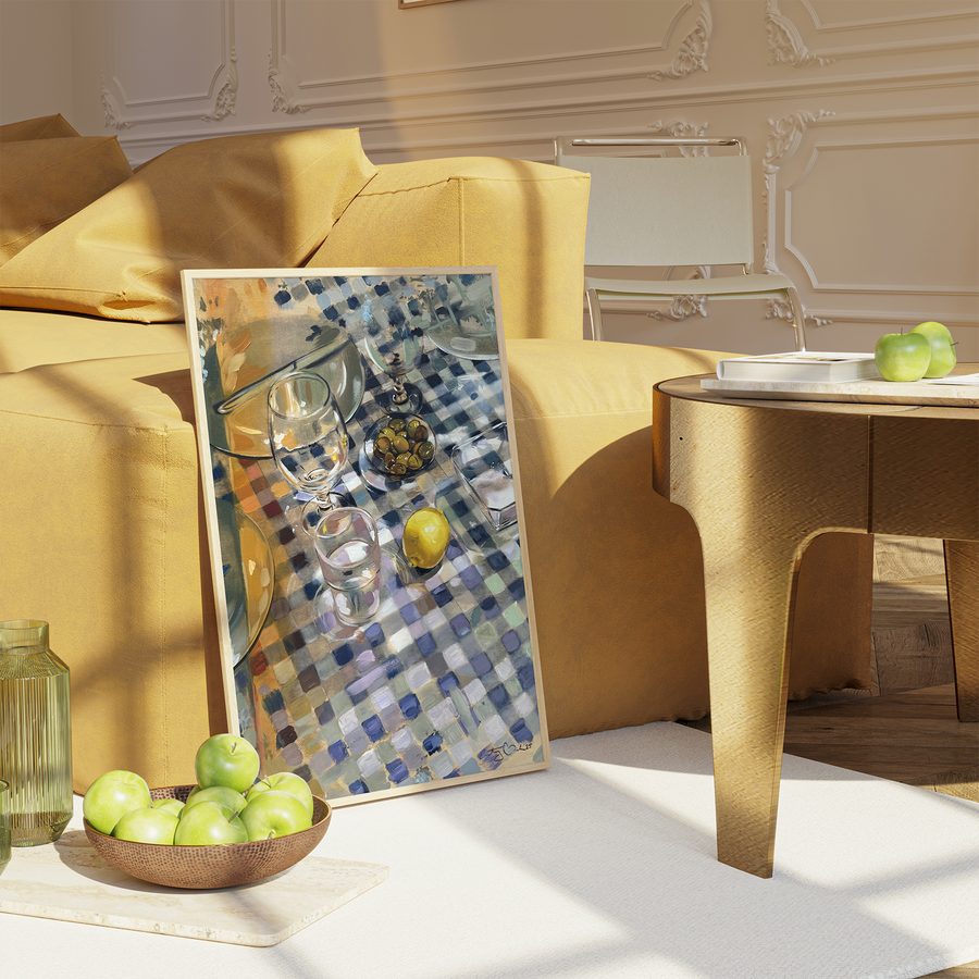 “Sun-Dappled Apéritif” Giclée Print