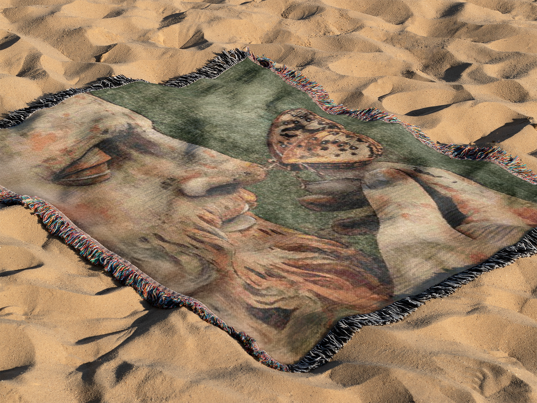Notre Fille Woven Blanket