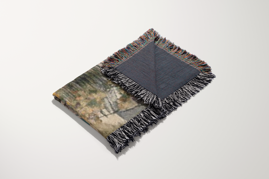 Sicilian Food Truck Woven Blanket