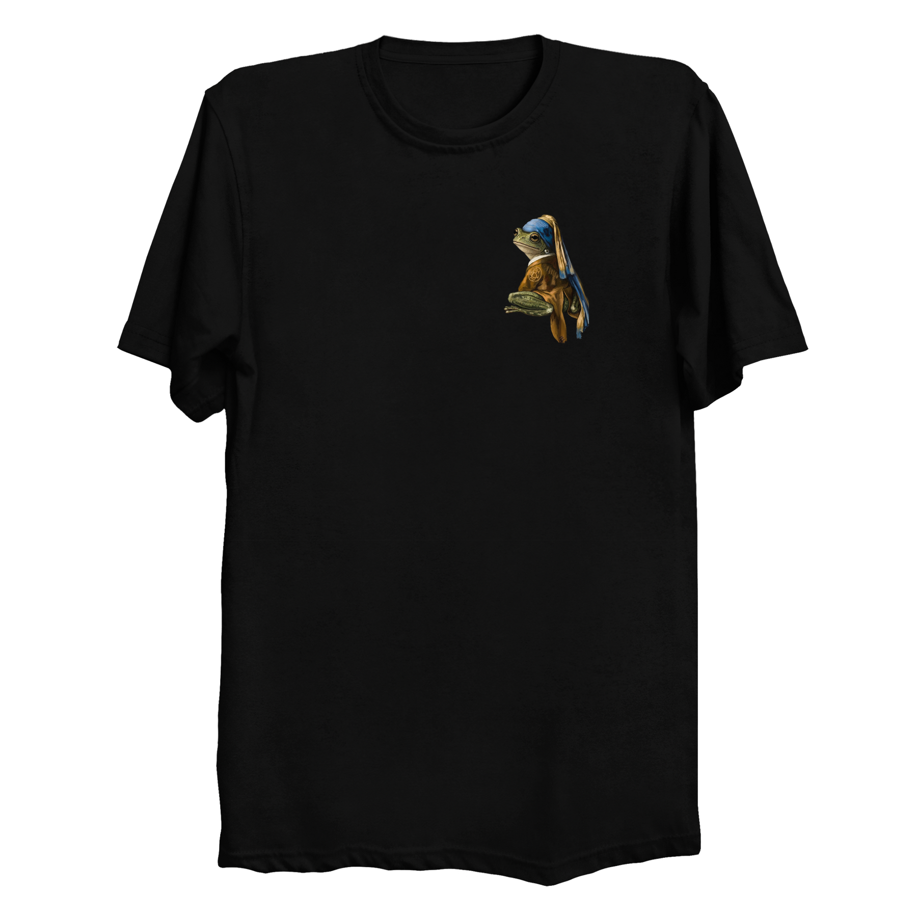 Frog With a Pearl Earring Comfort Colors® Vintage Tee