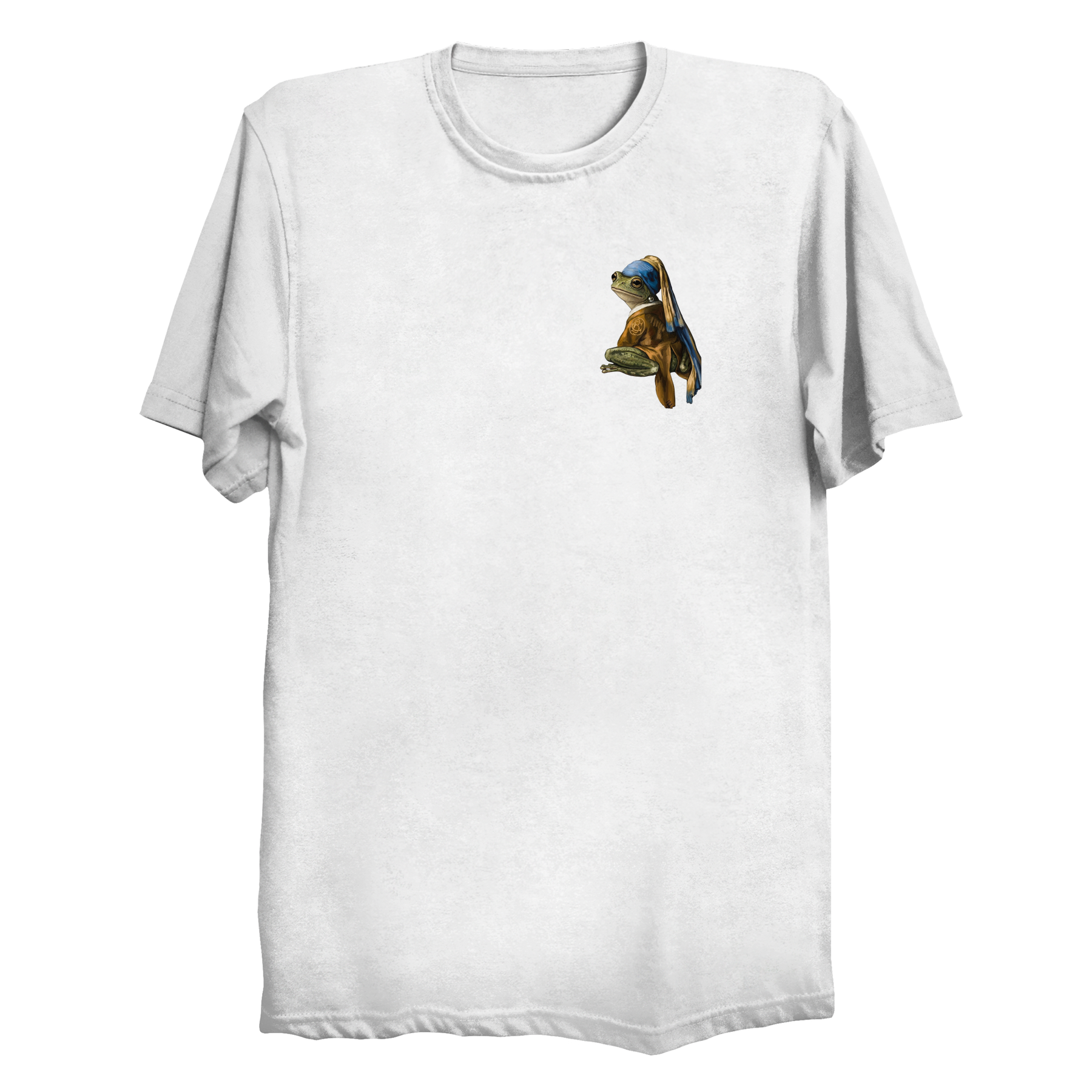 Frog With a Pearl Earring Comfort Colors® Vintage Tee