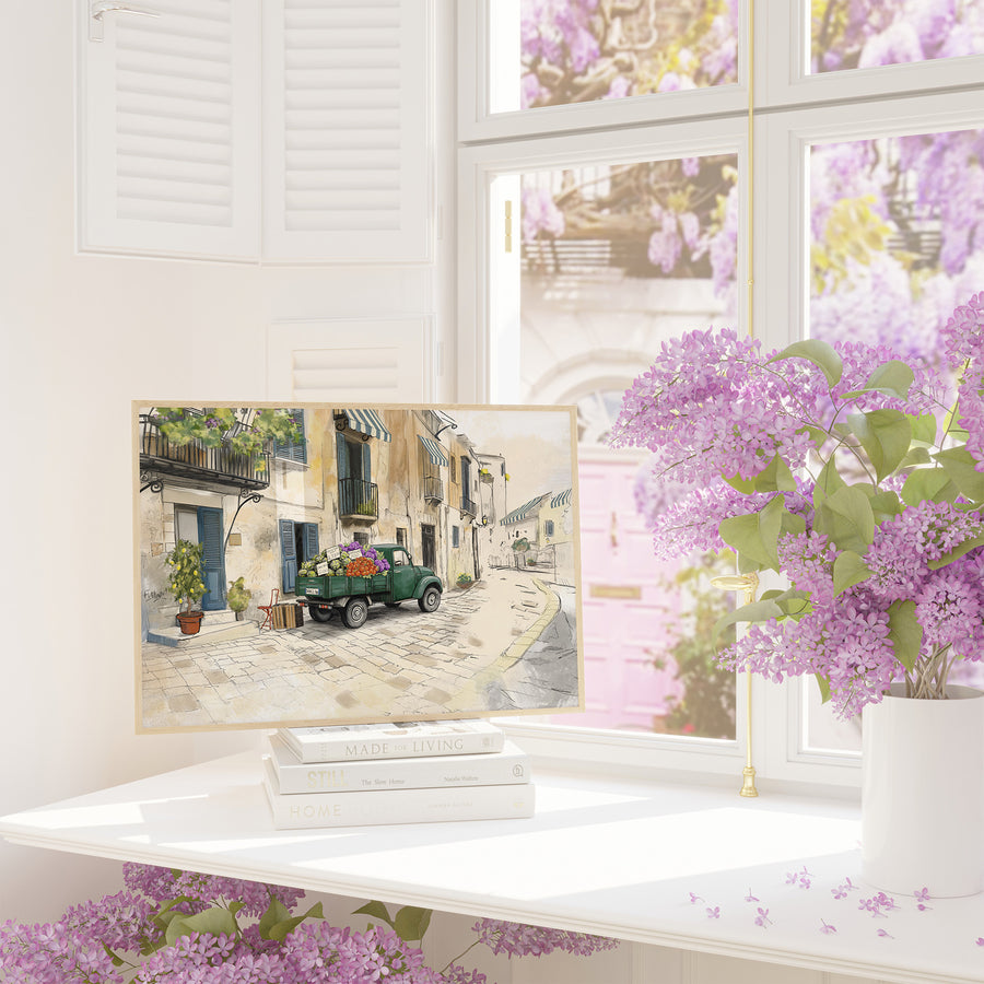 "Study: Sicilian Food Truck" Giclée Print