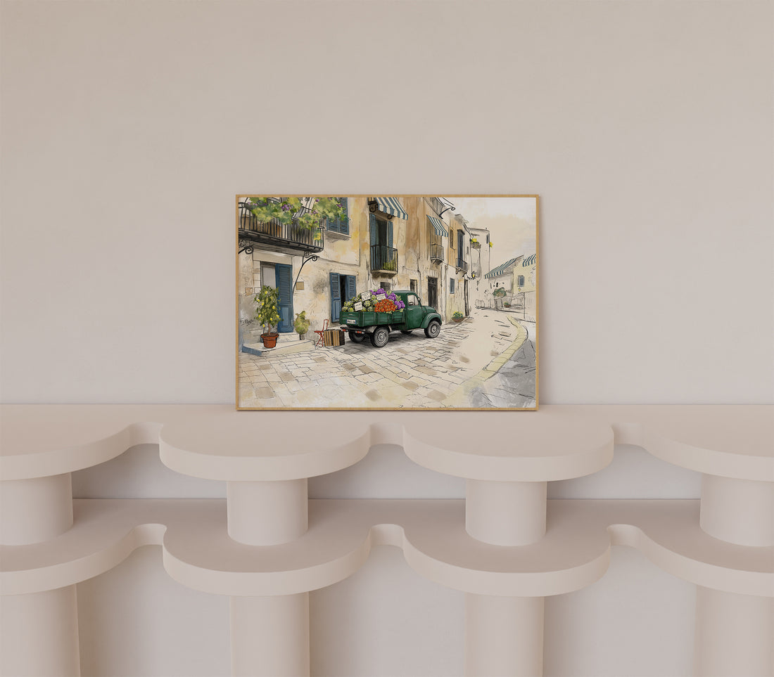 "Study: Sicilian Food Truck" Giclée Print