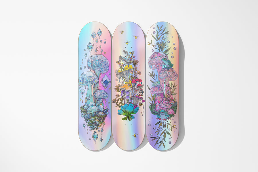 Holographic Pink Palace Deck 8.25"