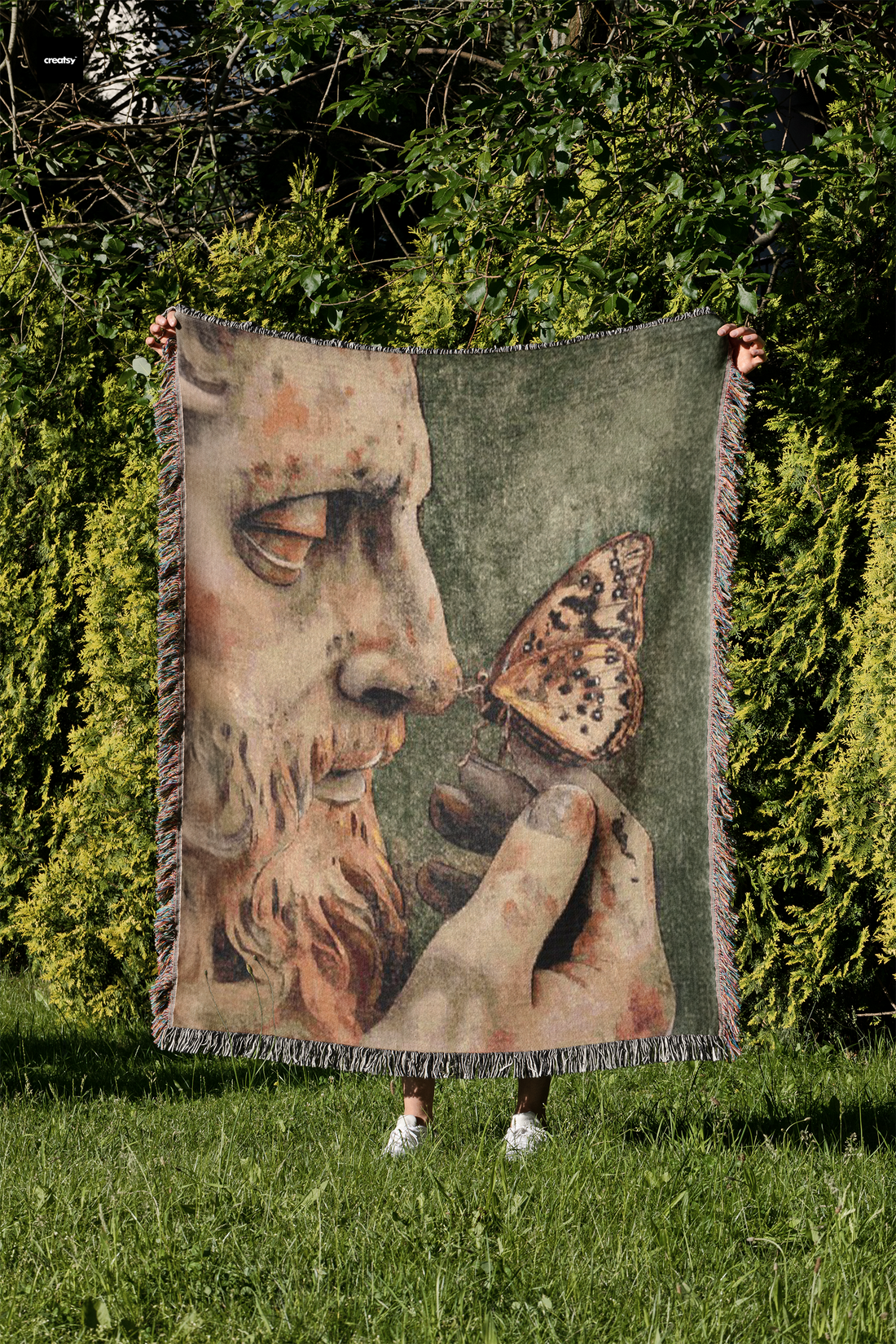 Notre Fille Woven Blanket