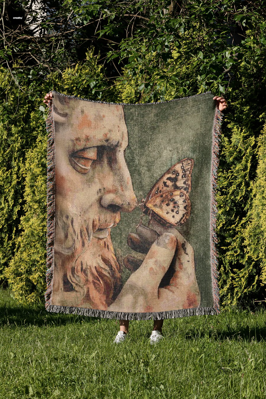 Notre Fille Woven Blanket
