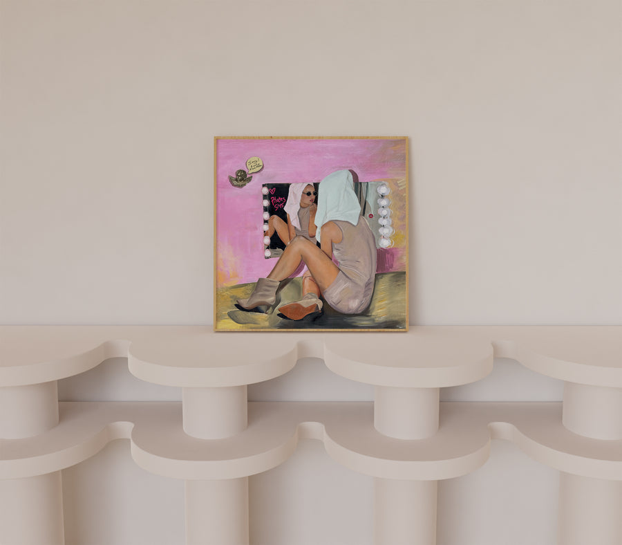 "Pilates Girlie" Giclée Print