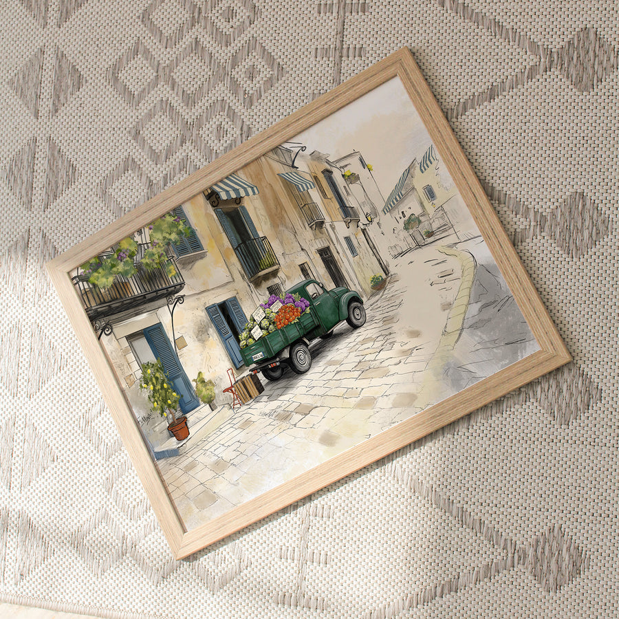 "Study: Sicilian Food Truck" Giclée Print