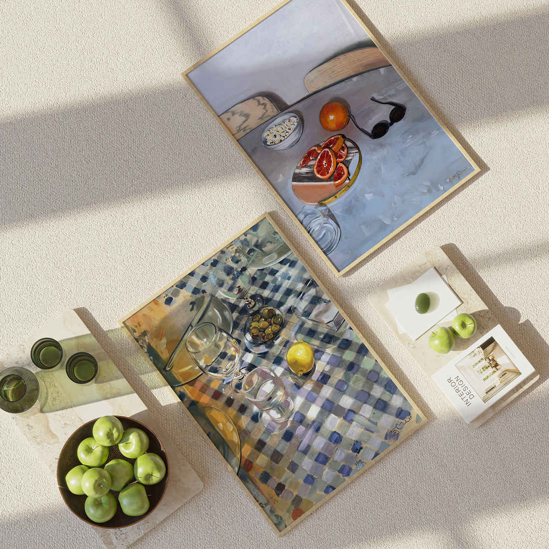 “Sun-Dappled Apéritif” Giclée Print